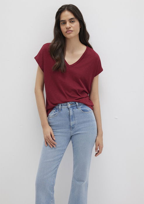 Mavi Tricou Rosu Regular Femei [3]