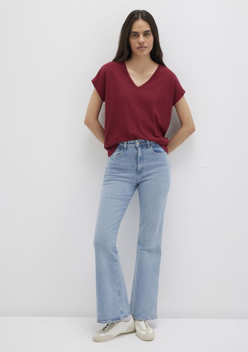 Mavi Tricou Rosu Regular Femei [2]