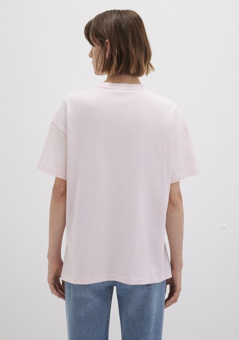 Tricou Roz Deschis Loose Femei [5]