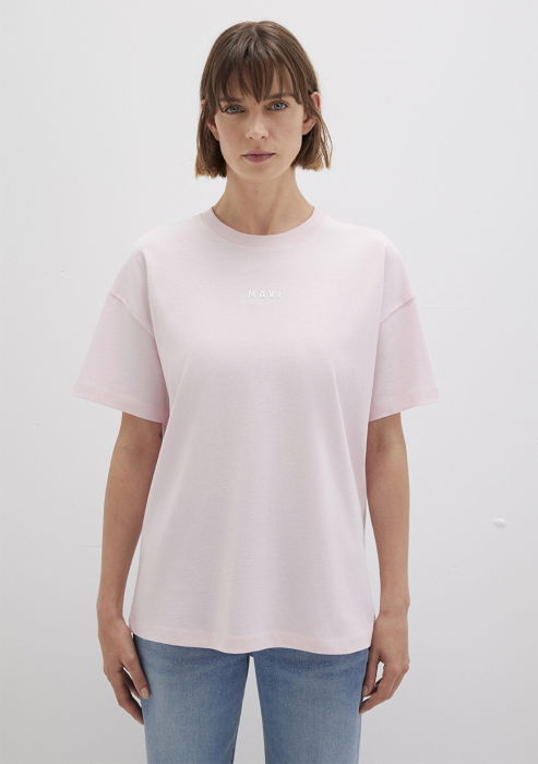 Tricou Roz Deschis Loose Femei [4]