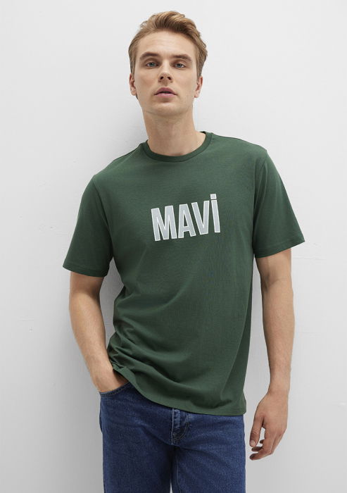 Mavi Tricou Verde Regular Barbati [1]