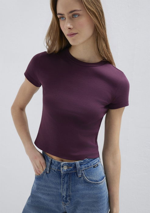 Tricou Rosu Visiniu Femei [2]