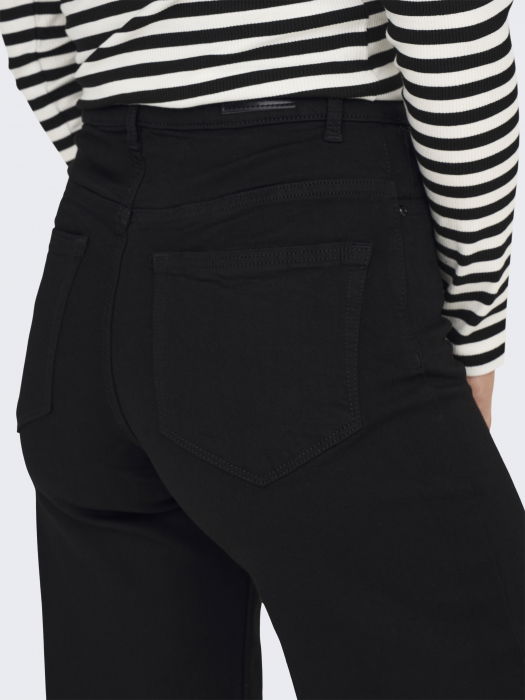 Only Blugi Negri Bottom Wide Femei [5]