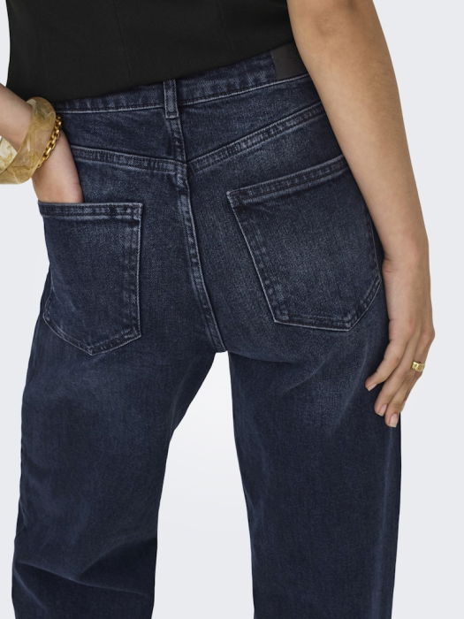 Only Джинсы Blue Black Denim Bottom Wide [5]