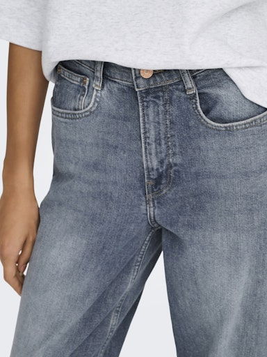 Only Джинсы Blue Grey Denim Bottom Wide [4]