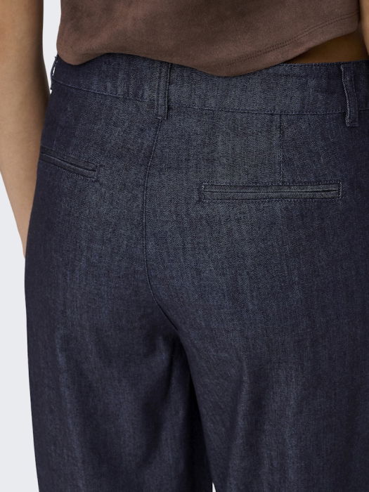 ONLY Женские Джинсы Dark Blue Denim Ashby Straight [5]