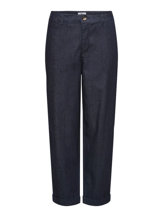 ONLY Женские Джинсы Dark Blue Denim Ashby Straight [6]