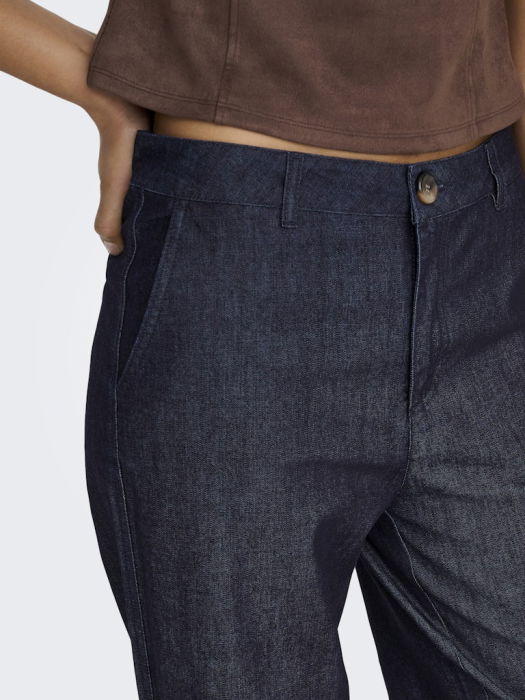 ONLY Женские Джинсы Dark Blue Denim Ashby Straight [4]