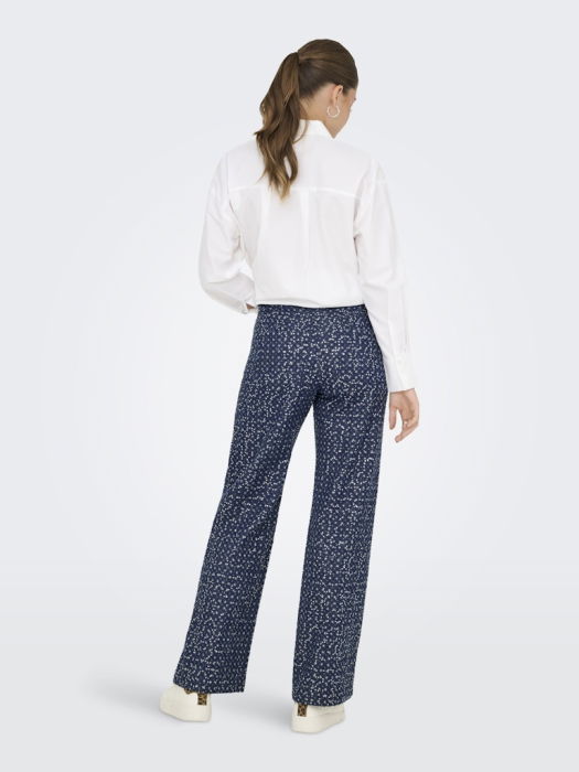 Only Джинсы Dark Blue Denim EVITA Wide [3]