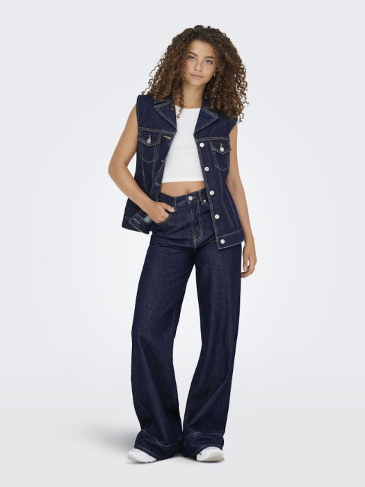 Only Джинсы Dark Blue Denim LINEA Wide [1]