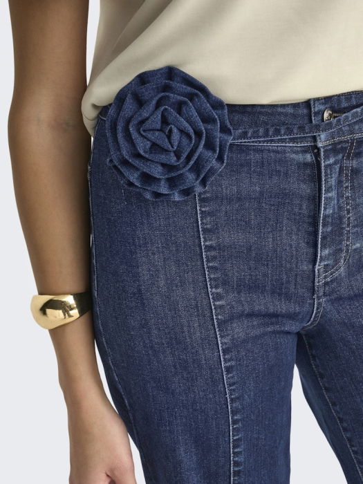 Женские Джинсы Индиго Madison Wide Leg [4]