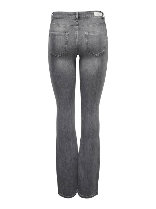 Only Blugi Gri Deschis BLUSH Flared Femei [7]