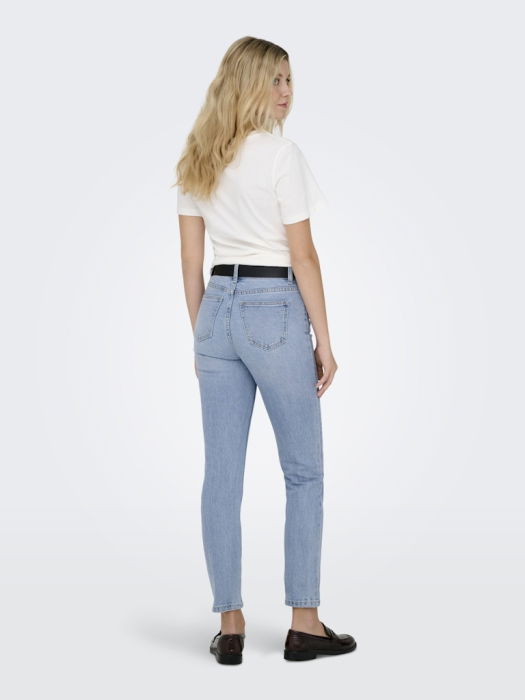 Only Blugi Albastri EMILY Straight Femei [3]