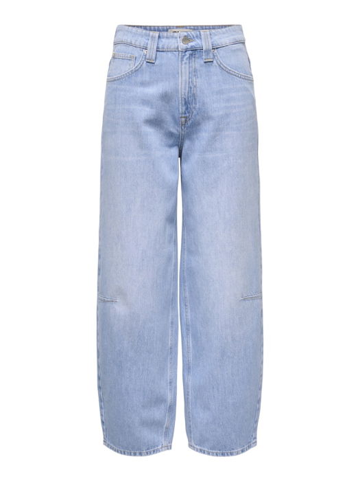 Only Blugi Albastri FRANKIE Barrel Femei [6]