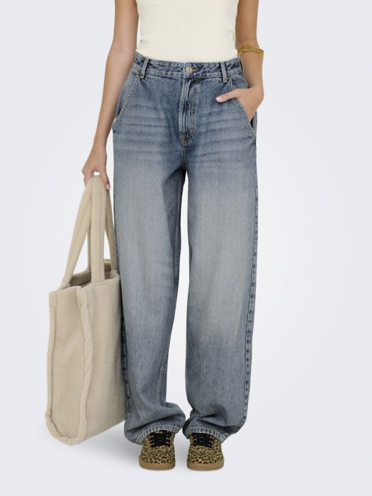 Only Blugi Albastri Deschisi GIA Baggy Femei [3]