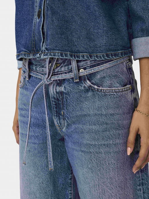 Only Женские Джинсы Синие GIANNA Straight [3]