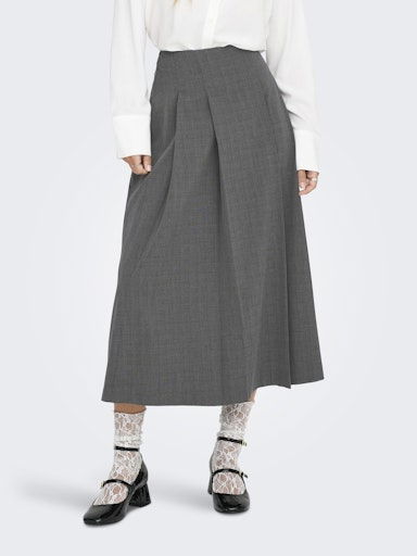 Only Юбка Dark Grey Melange Black  [2]