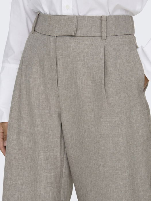 Only Pantaloni Bej Straight Femei [3]