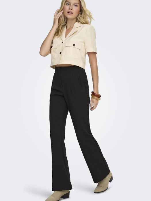 Only Pantaloni Negri Regular Femei [2]