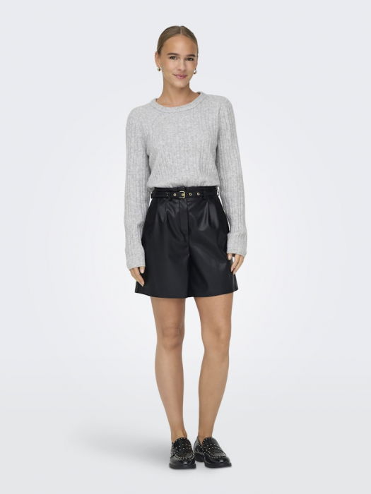 Only Pantaloni Scurti Negri Regular Femei [3]