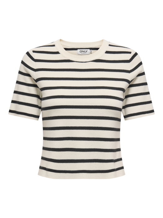 Only Свитер Cloud Dancer Black Str [3]