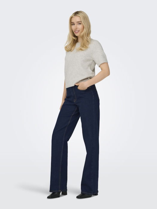 Only Pulover Cu Maneca Scurta Gri Deschis  Femei [4]