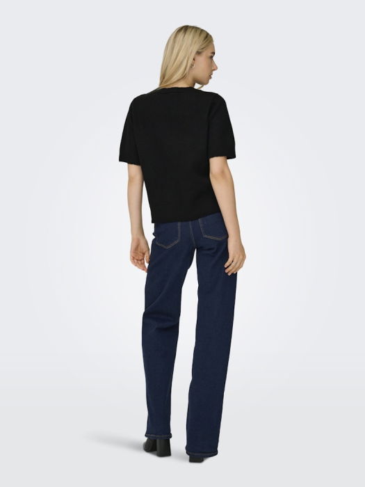 Only Pulover Cu Maneca Scurta Negru  Femei [4]