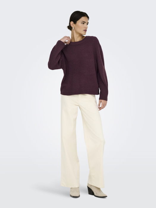 Only Pulover Rosu Visiniu  Femei [2]