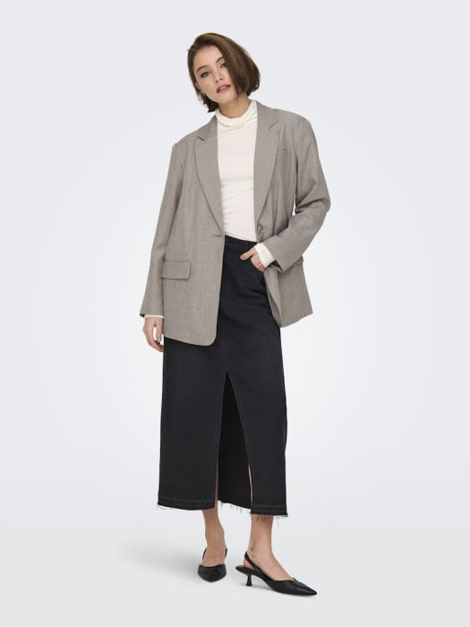 Only Sacou Gri Deschis Oversize Femei [4]