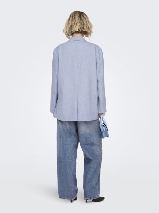 Only Sacou Albastru Oversize Femei [6]