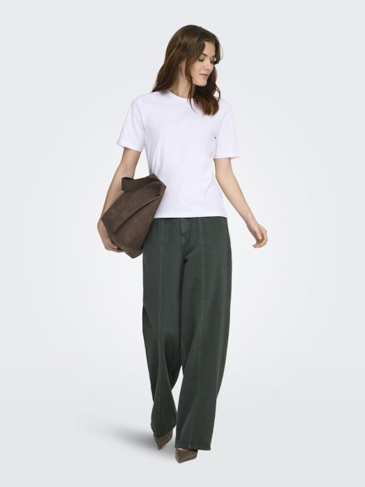 Only Женская Футболка Белая Regular [4]