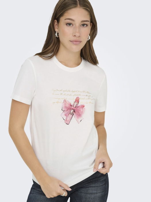 Only Tricou Alb  Femei [4]