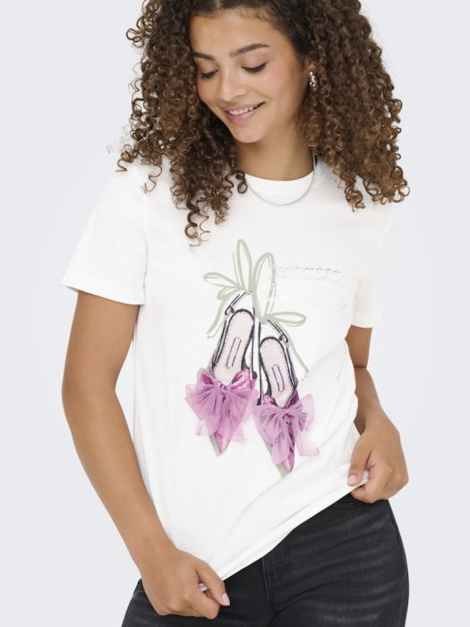 Only Футболка Cloud Dancer Shoes  [3]