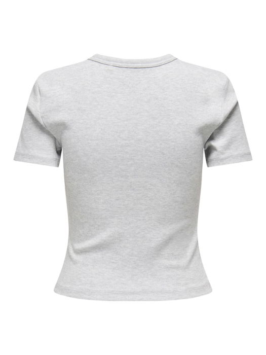 Only Tricou Gri Deschis Regular Femei [7]