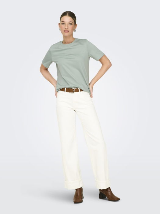 Only Женская Футболка Мятная Regular [4]