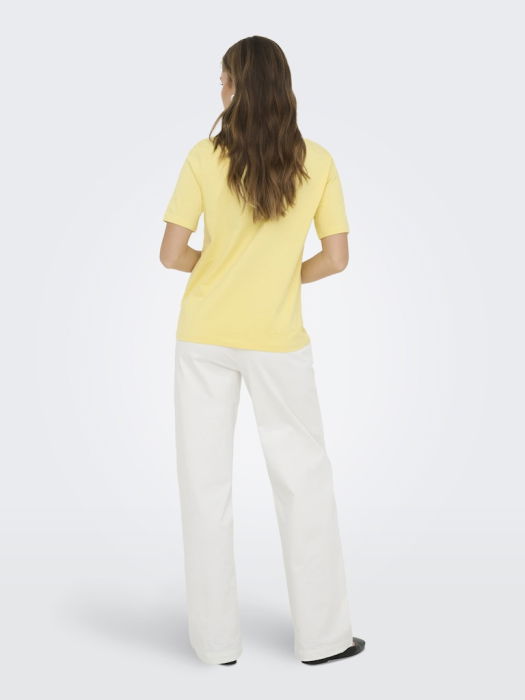 Only Женская Футболка Жёлтая Regular [4]