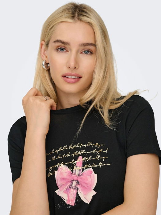 Only Tricou Negru  Femei [4]