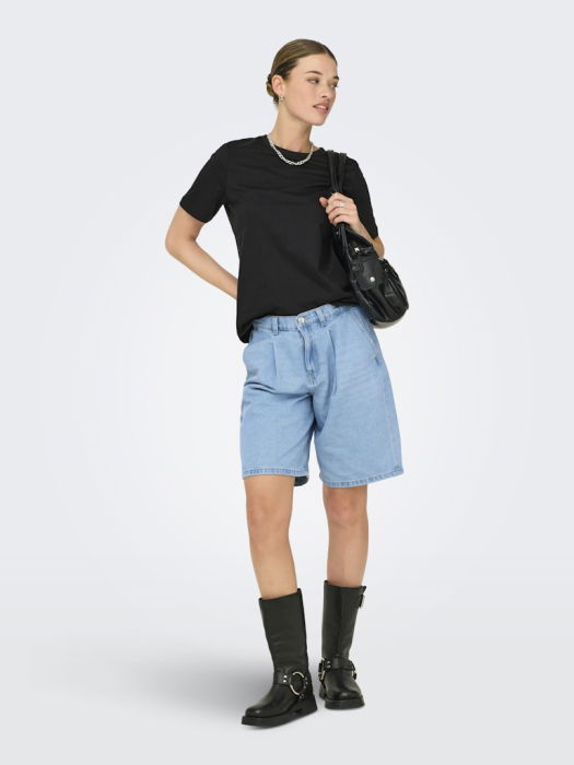 Only Женская Футболка Чёрная Regular [4]