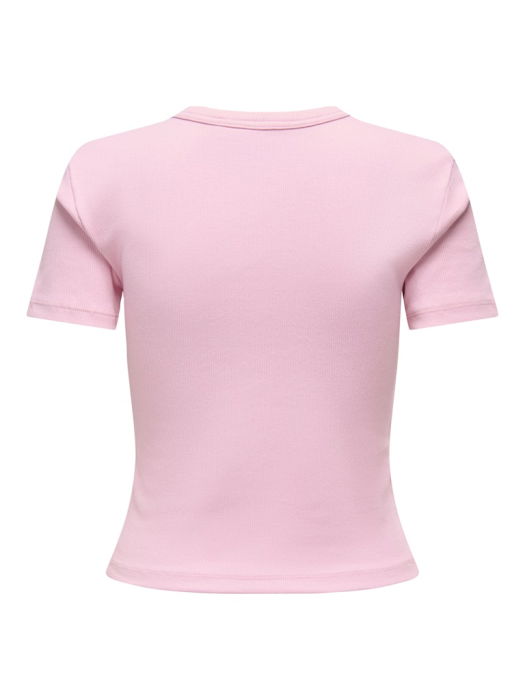 Only Tricou Roz Deschis Regular Femei [7]