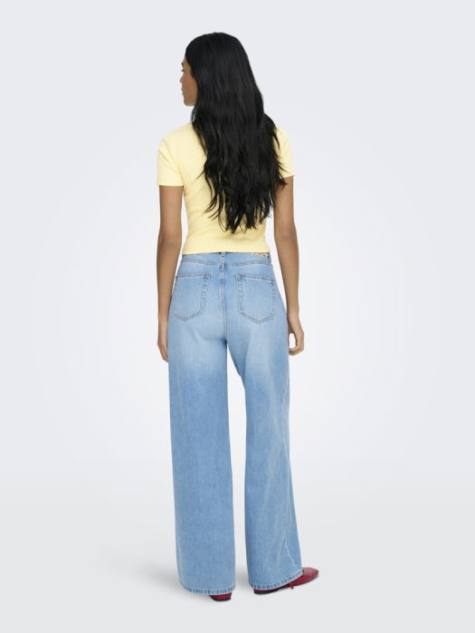 Only Tricou Galben Regular Femei [5]