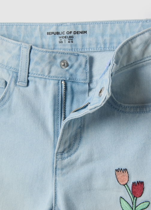 OVS Kids Blugi Light Blue Fete 3-10 Ani [3]