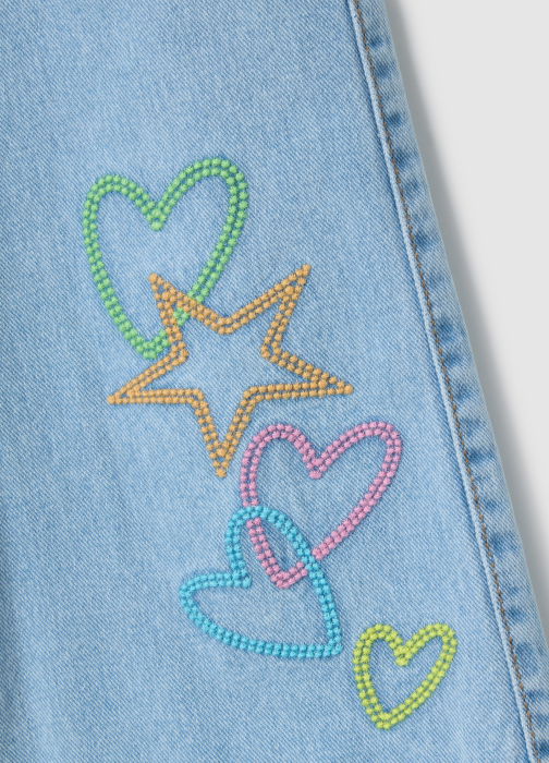 OVS Kids Blugi Light Blue Fete 3-10 Ani [3]