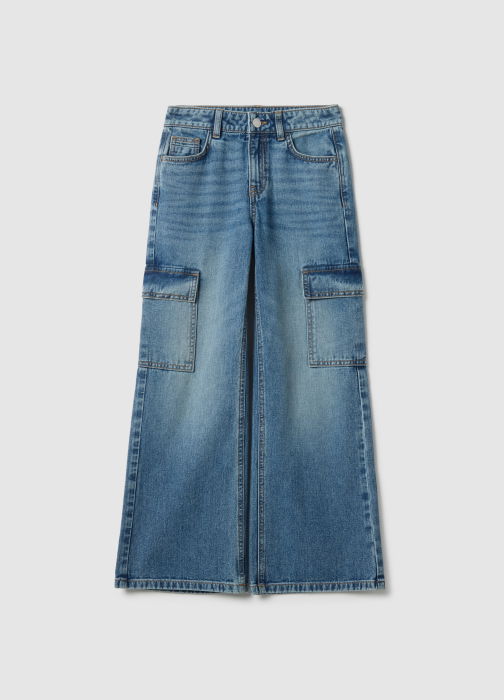 OVS Kids Blugi Medium Blue Fete 10-15 Ani [4]