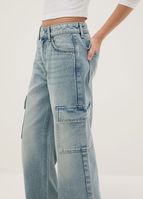 OVS Kids Blugi Medium Light Blue Fete 10-15 Ani [3]