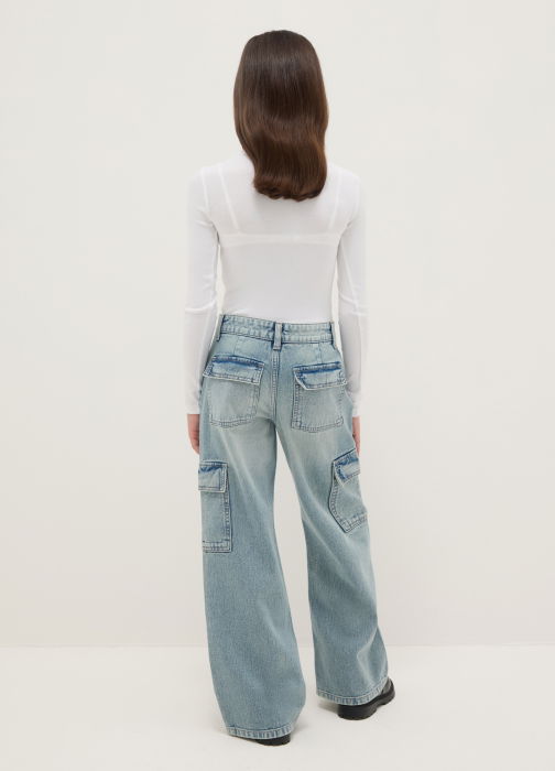 OVS Kids Blugi Medium Light Blue Fete 10-15 Ani [2]