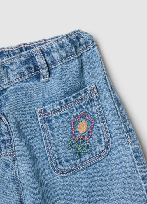 OVS Kids Blugi Medium Light Blue Fete 9-36 Luni [4]