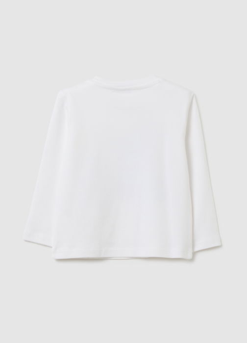 OVS Kids Bluza Alba Baieti 9-36 Luni [2]