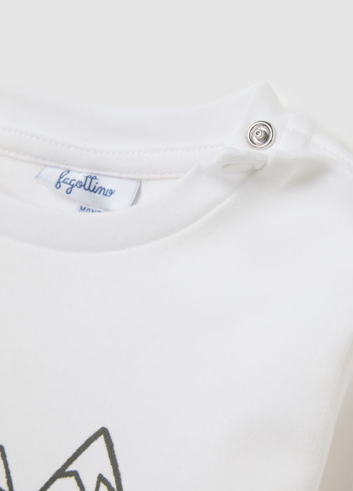 OVS Kids Bluza Alba Baieti 9-36 Luni [4]