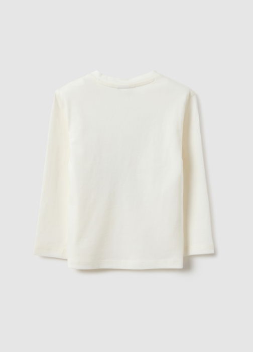OVS Kids Bluza Alba Baieti 9-36 Luni [2]