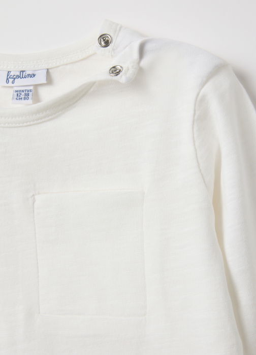OVS Kids Bluza Alba Baieti 9-36 Luni [3]